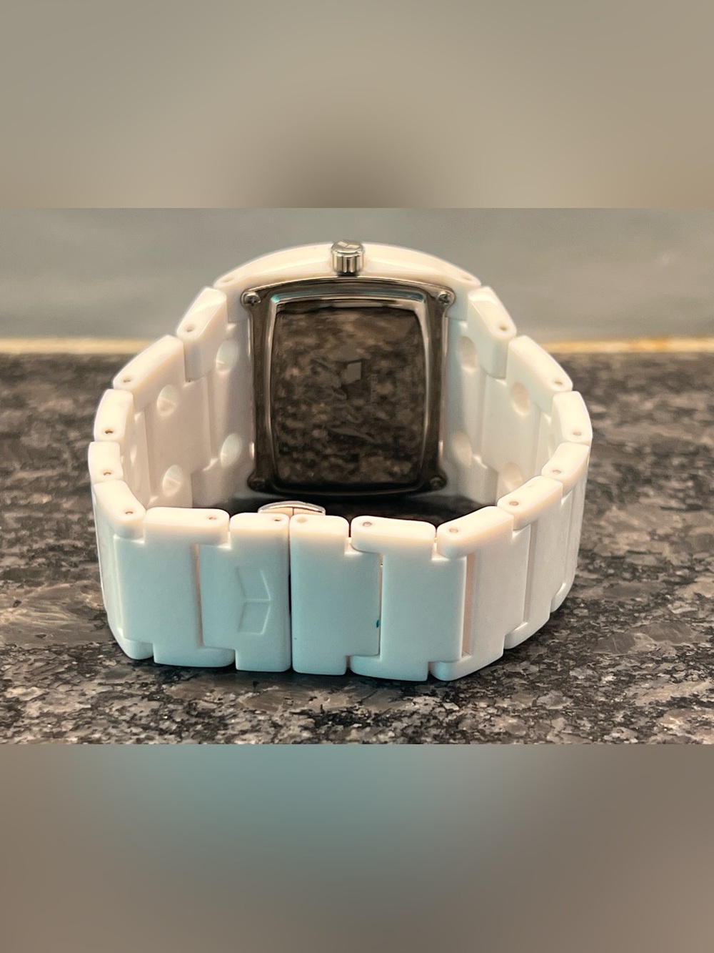 Vestal White Link Watch with Silver Accents - Picture 5 of 6